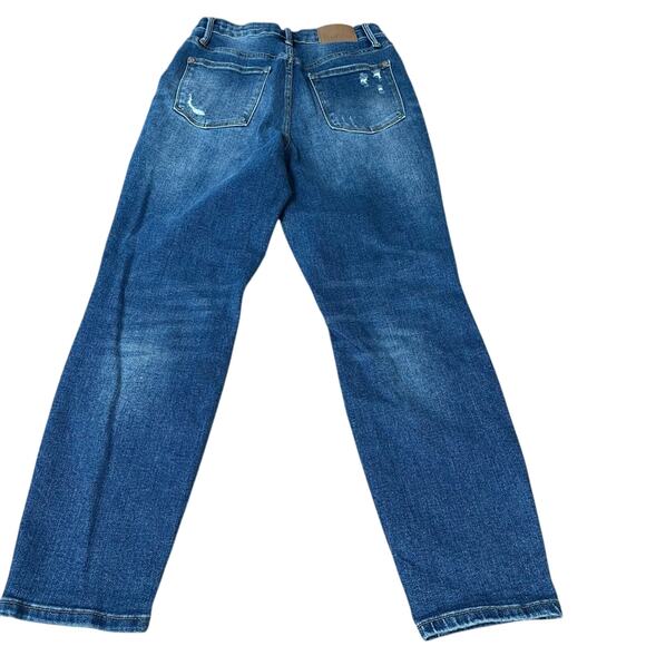 Judy Blue Tummy Control High Waist Slim Jeans Women’s Size 29 US 8 Dark JB88776 - Picture 4 of 10